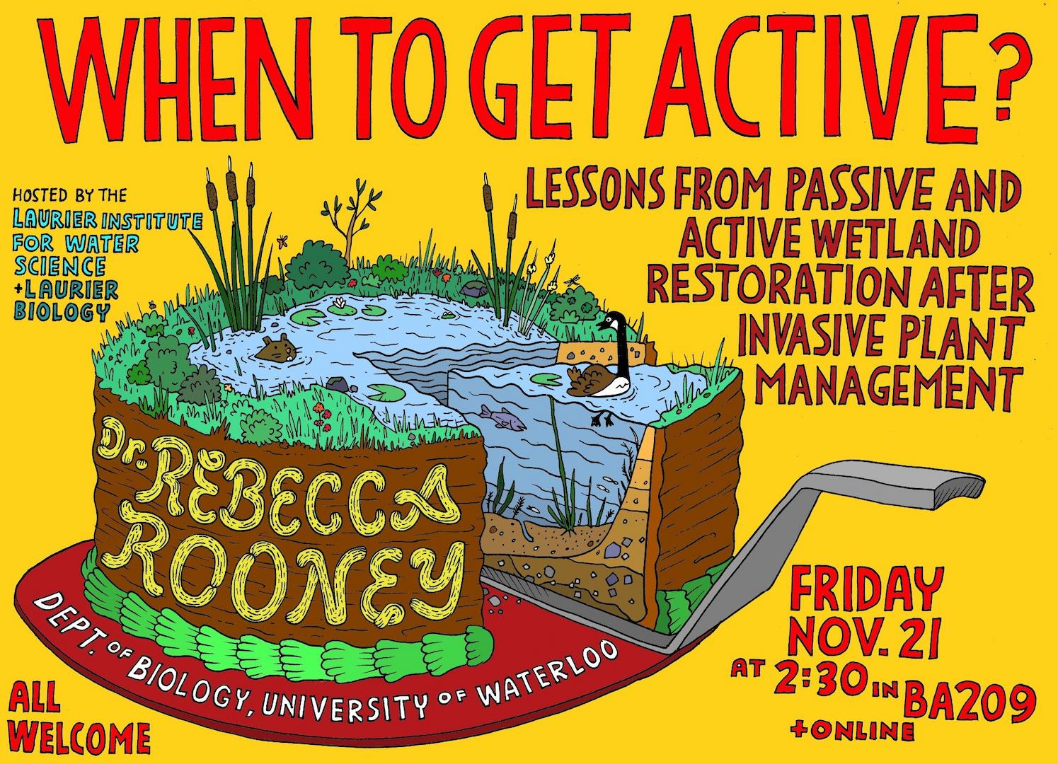 Poster for Rebecca Rooney's seminar